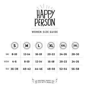 Happy Tee | Slogan Tees | Inspirational T-Shirt | Happy Person - Itty Bitty Book Co Happy Tee, Inspirational Slogan T-Shirts, Positivity, gift