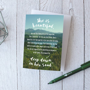 Friendship Greetings Card | Inspirational Quote Cards - Itty Bitty Book Co Inspirational Quote Greeting Cards, Positivity, gift