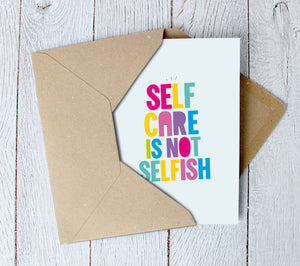 Inspirational Quote Cards | Self Care Greetings Card - Itty Bitty Book Co Inspirational Quote Greeting Cards, Positivity, gift