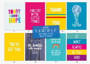 Inspirational Quote Postcard Set | Encouraging Postcards