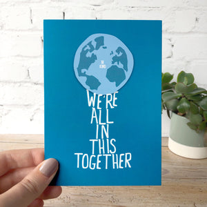 We're All In This Together Postcard | Encouraging Postcards | Postcard Set