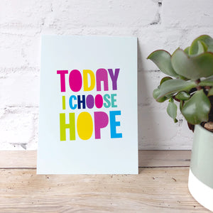 Choose Hope | Encouraging Postcard | Postcard Set