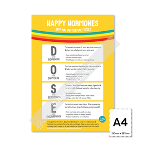 Happiness Printables | incl Happy Hormones & Gratitude worksheet.