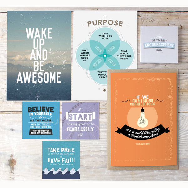 Encouraging Gift Box - New Job, Fitness Motivation, Inspiring Gift ...
