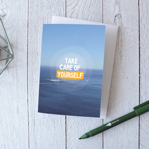 Inspirational Greeting Cards | Self Care Card | Sympathy Card - Itty Bitty Book Co Inspirational Quote Greeting Cards, Positivity, gift