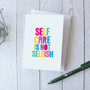 Inspirational Quote Cards | Self Care Greetings Card - Itty Bitty Book Co Inspirational Quote Greeting Cards, Positivity, gift