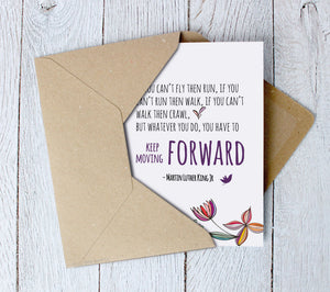 Inspirational Greeting Cards | Martin Luther King Quotes | Itty Bitty Book Co - Itty Bitty Book Co Inspirational Quote Greeting Cards, Positivity, gift