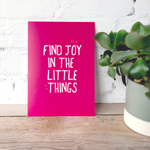 Find Joy | Encouraging Postcards | Postcard Set