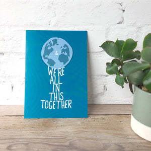 We're All In This Together Postcard | Encouraging Postcards | Postcard Set