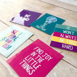 Uplifting Sticker Pack - Itty Bitty Book Co Stickers, Positivity, gift